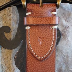 Frye Brown Leather Belt size 38